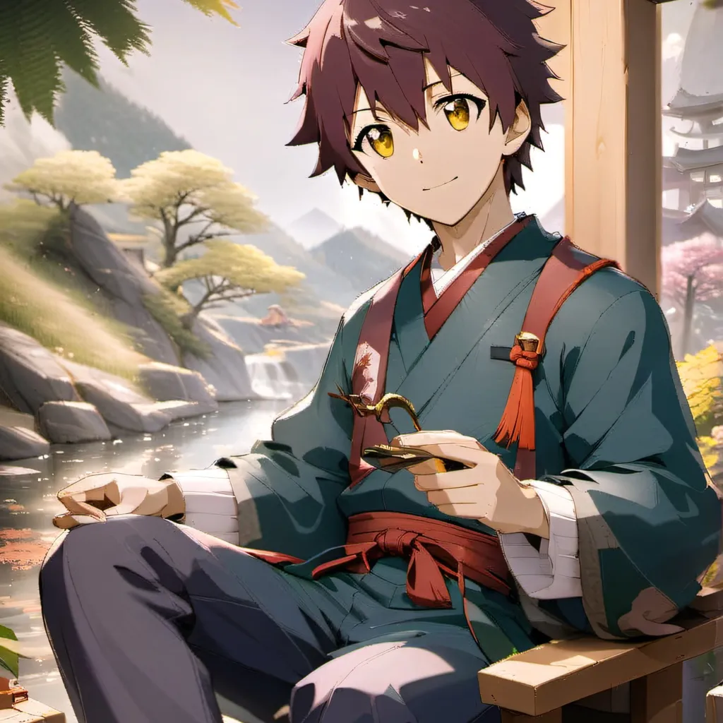 chat with ai character: Kazuma satou 