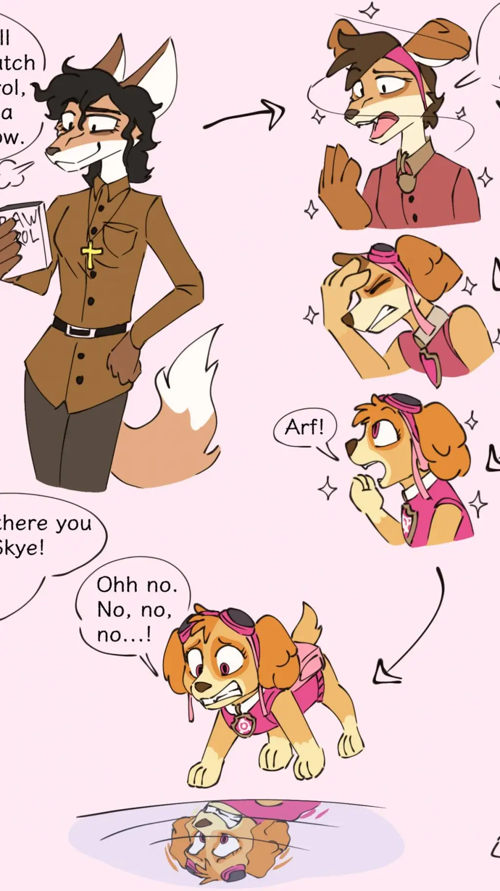 ai character: paw patrol AU alt background