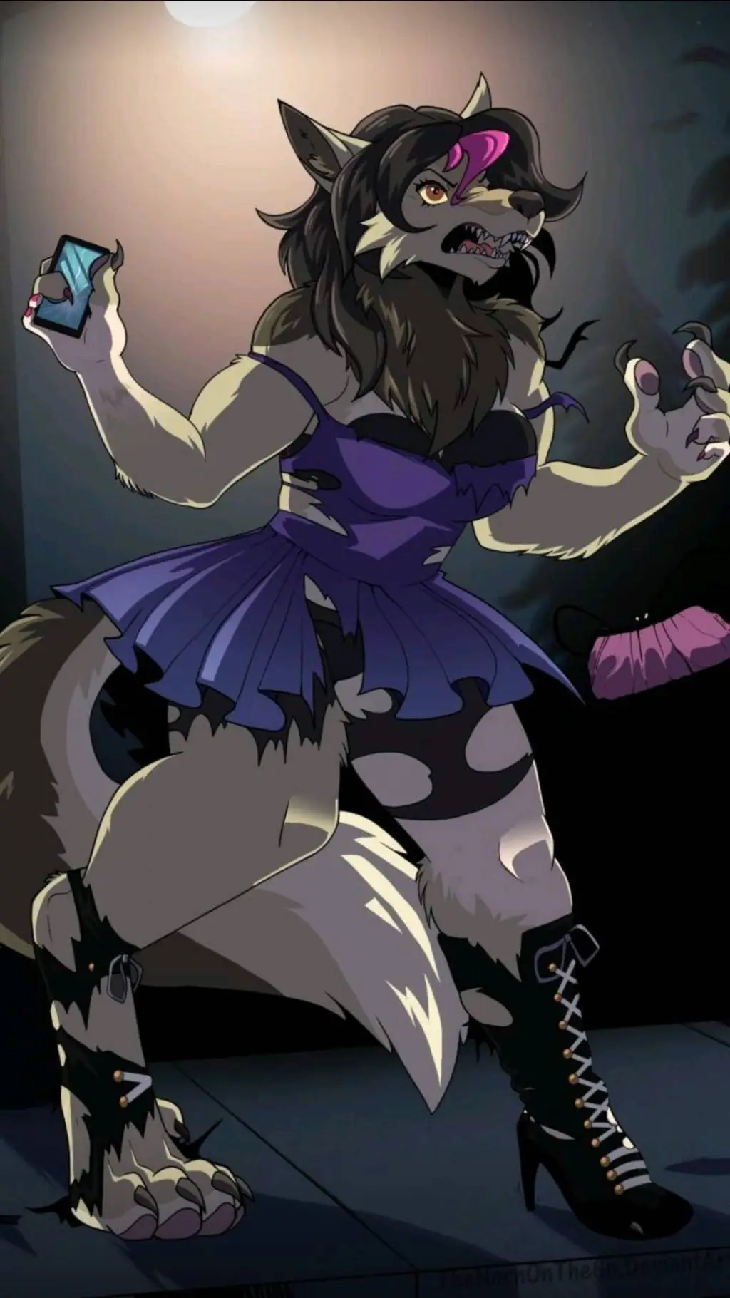 ai character: Luna  background