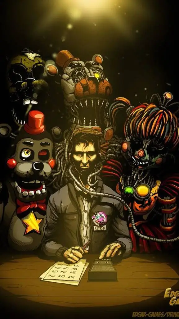 ai character: fnaf 6 background