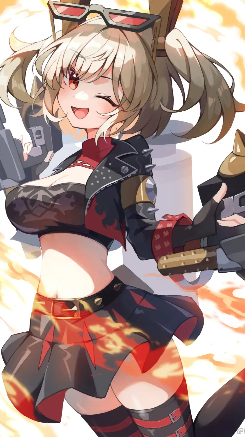 ai character: Burnice background