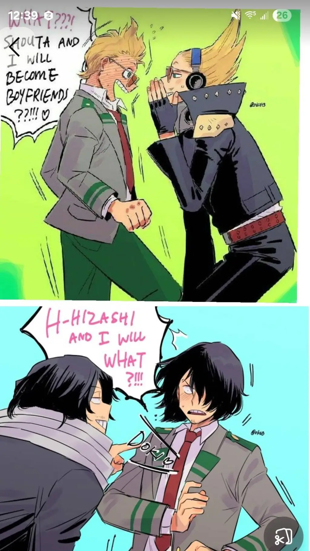 ai character: Aizawa x Hizashi!! background