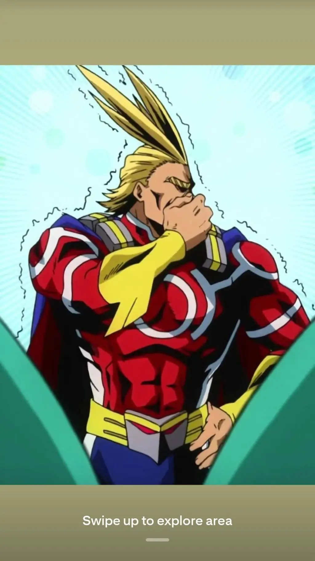 ai character: All Might background