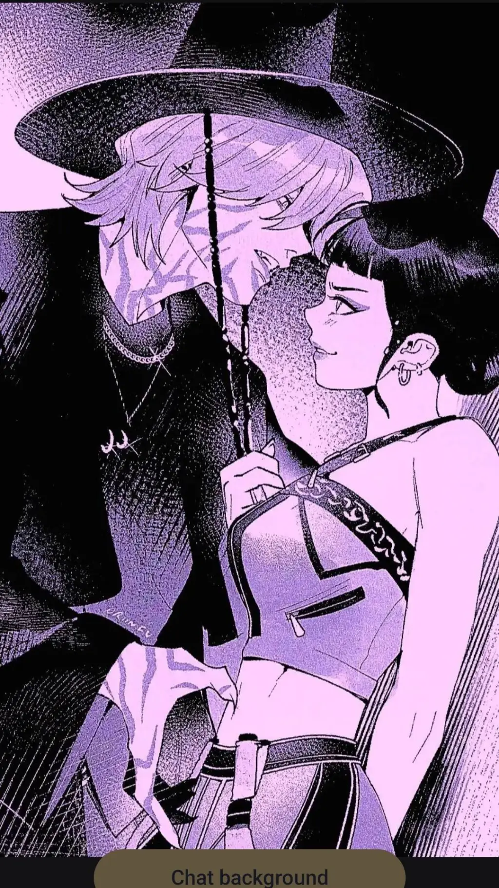 ai character: Mystery background