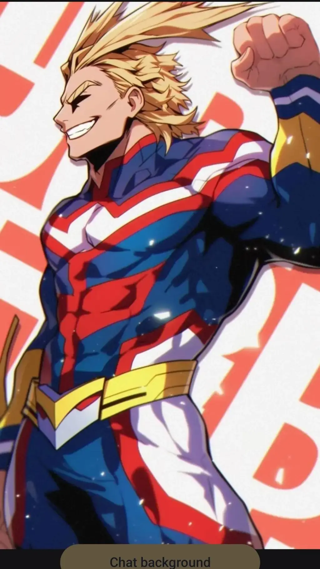 ai character: All Might background