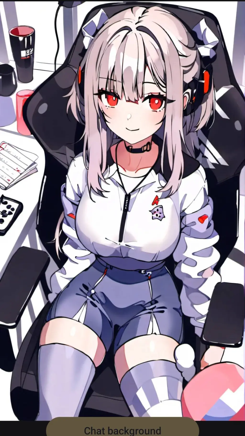 ai character: Streamer background