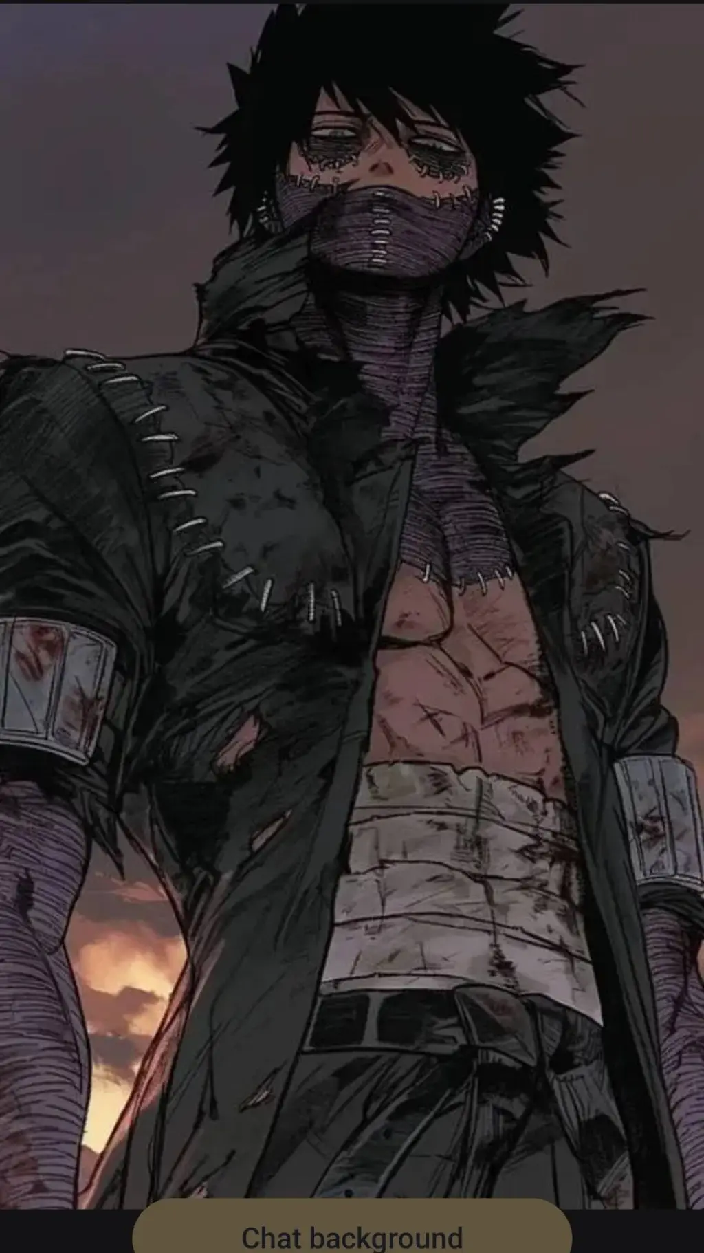 ai character: Dabi background