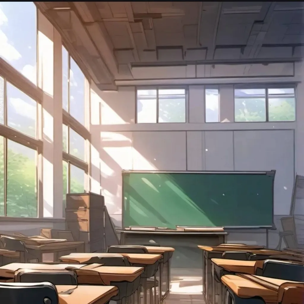 chat with ai character: class room