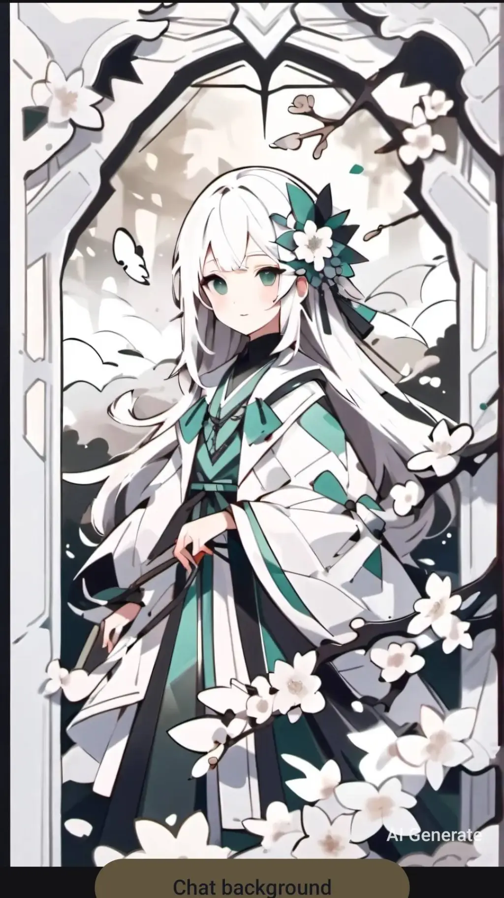 ai character: Make you say 21 background