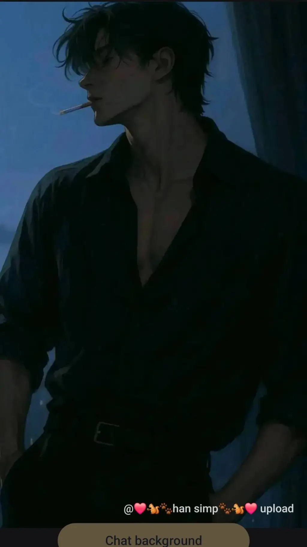 ai character: Damien background