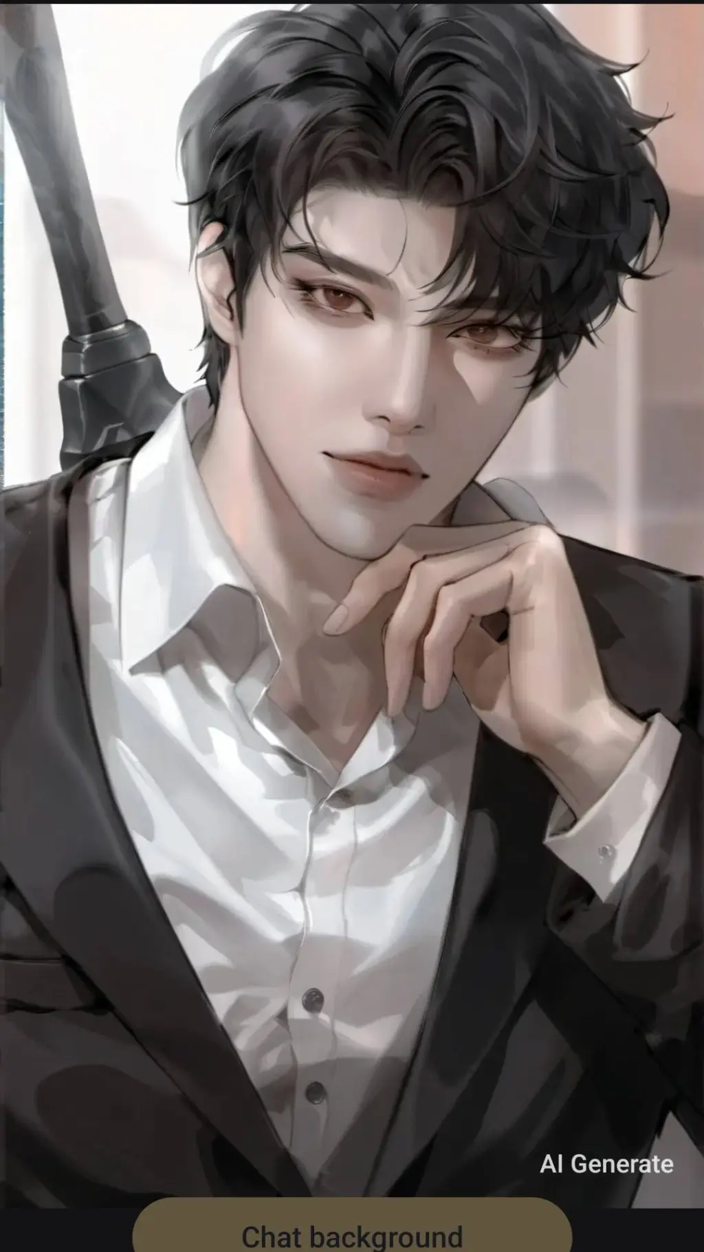 ai character: Brent background