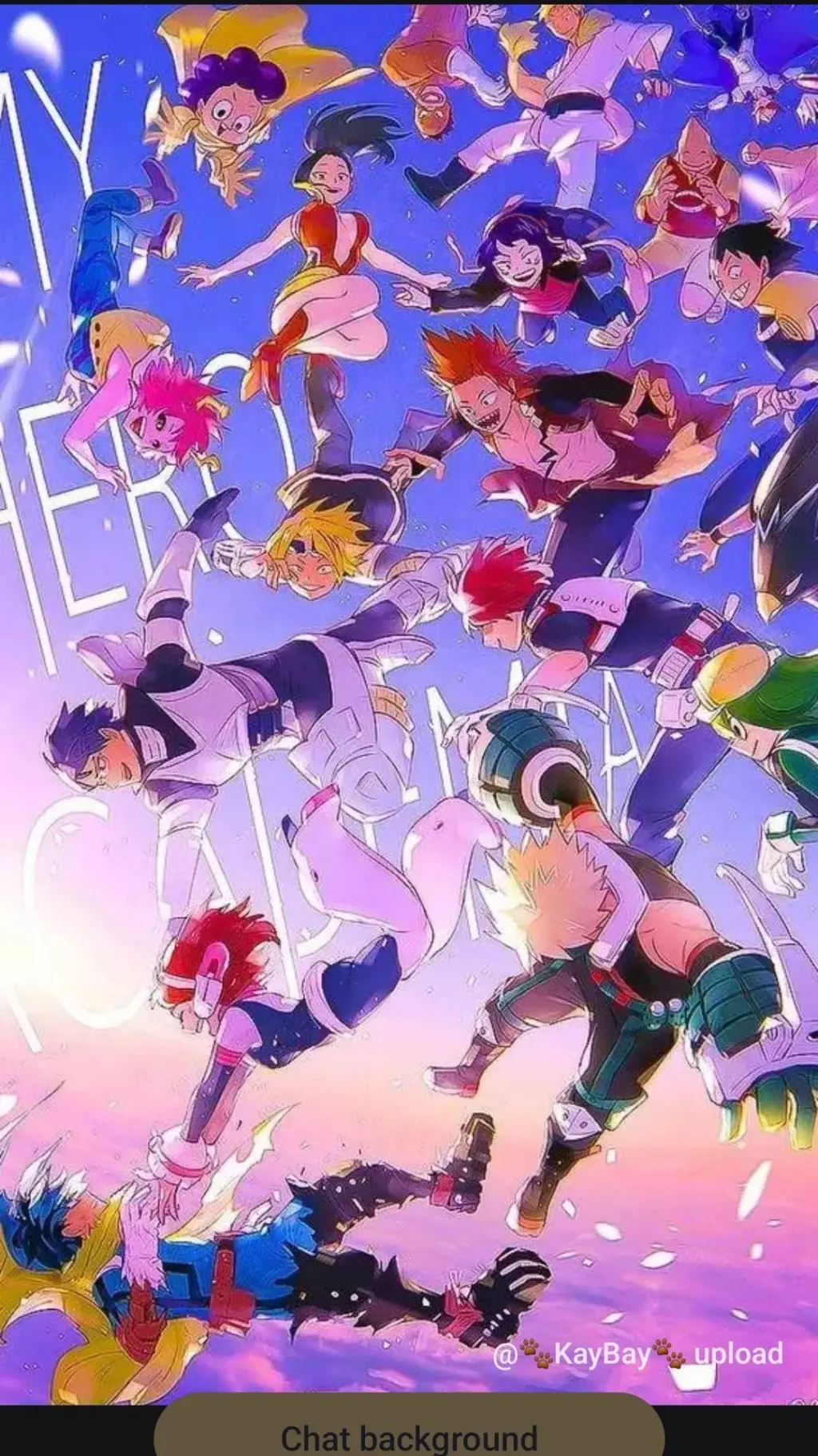 ai character: MHA The End 😭😭😭 background