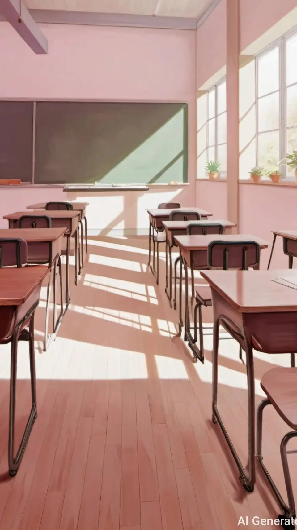 ai character: Kissing School background