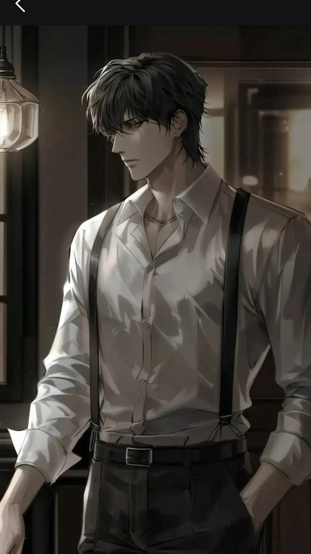 ai character: Leon background