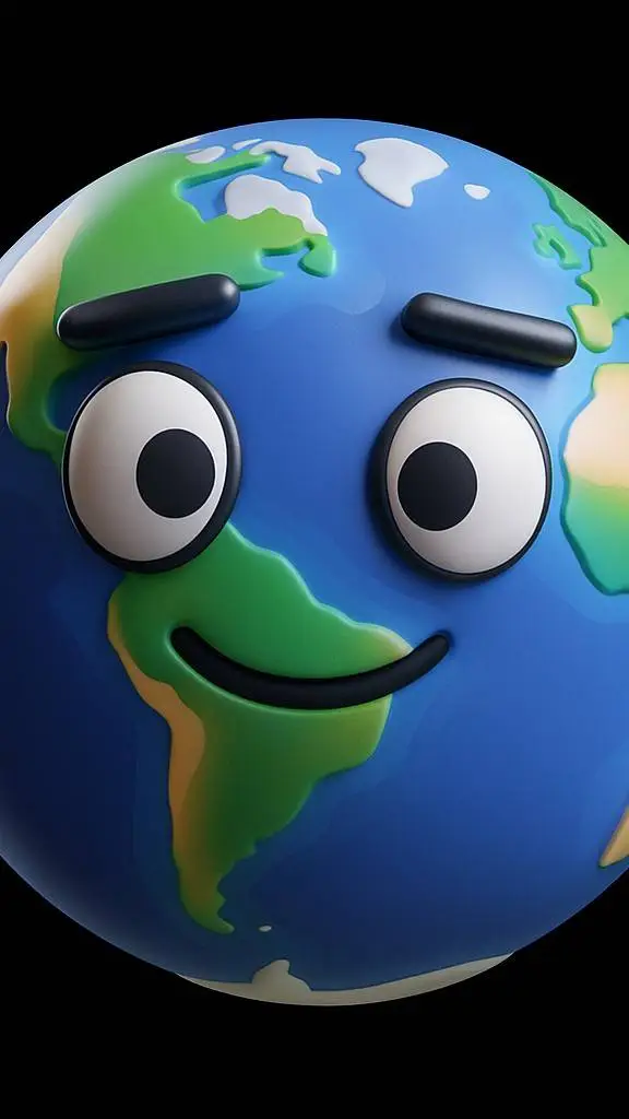 ai character: Earth SB/3D background