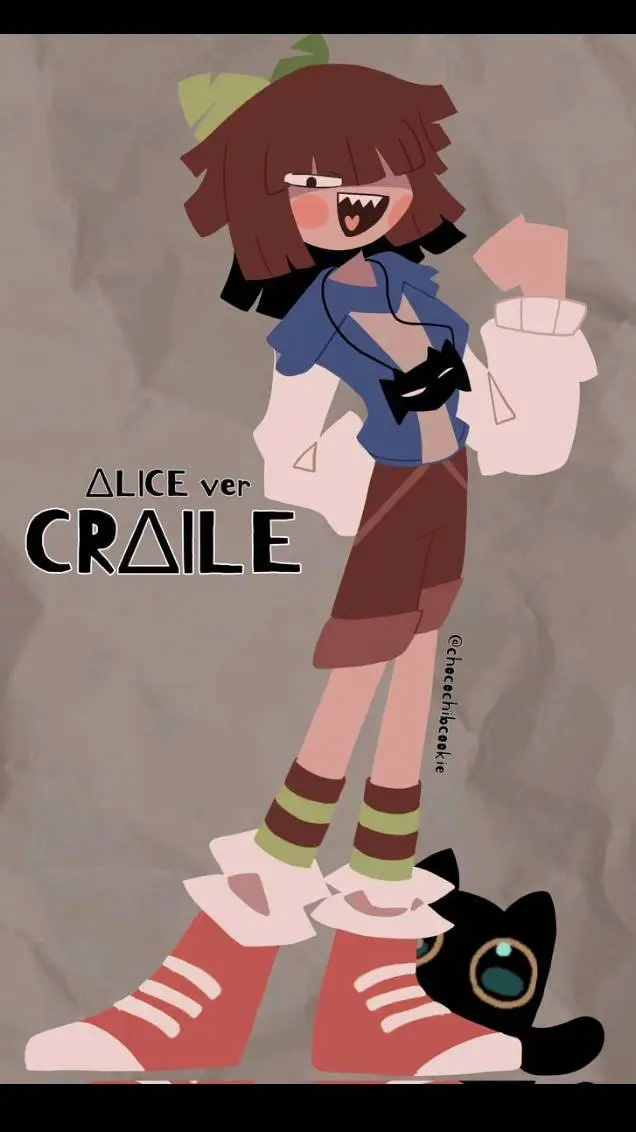 ai character: ¢laire x Eddsworld background