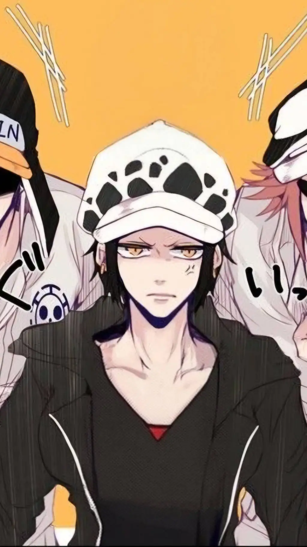 ai character: penguin and shachi background