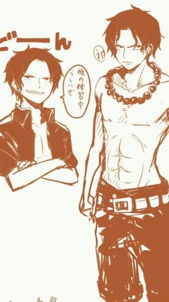 ai character: portgas D ace background
