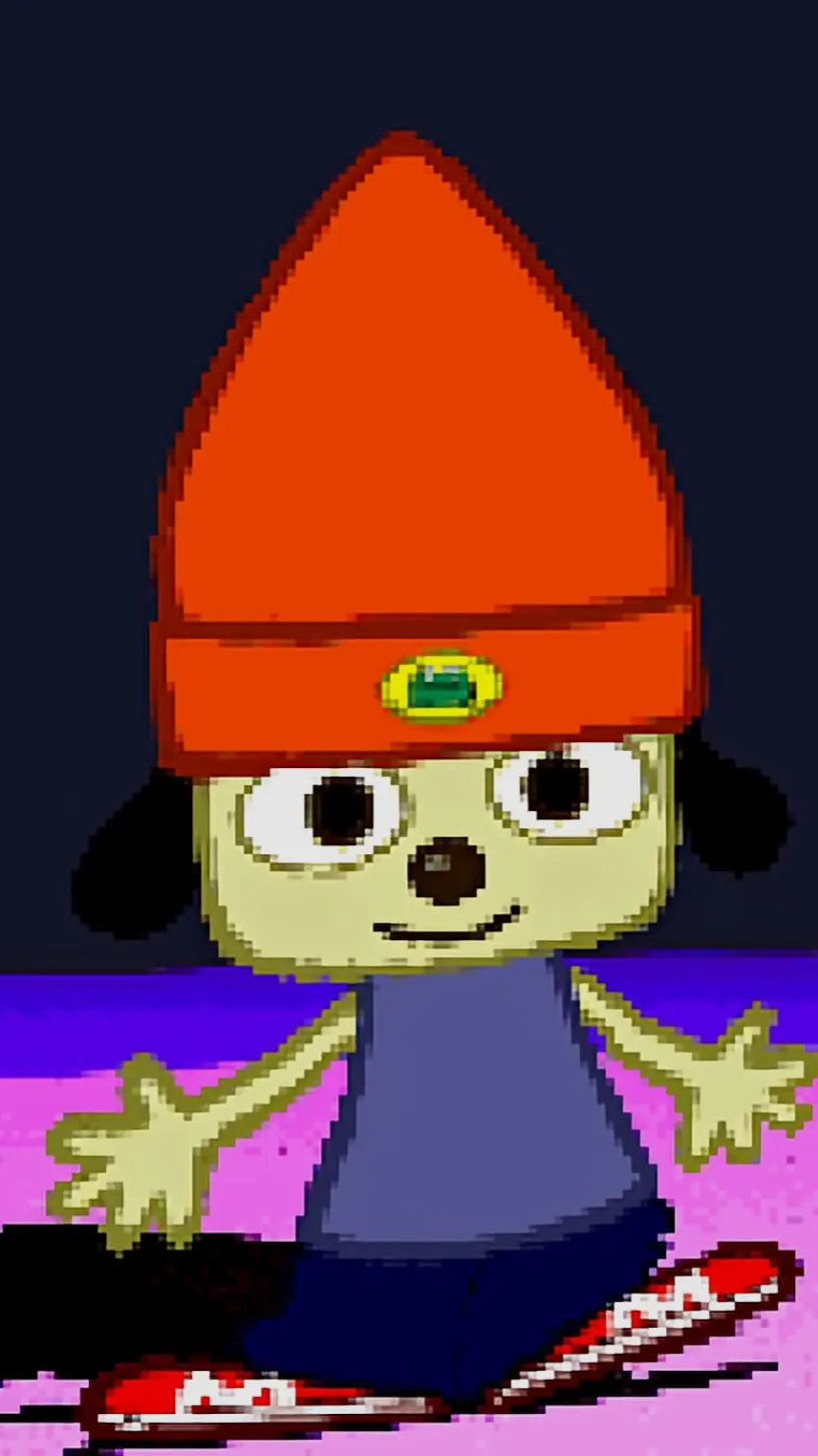 ai character: Parrappa therapper background