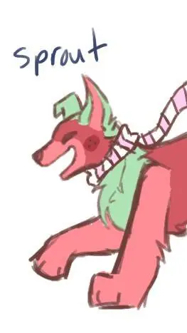 ai character: Sprout x Perro xd background