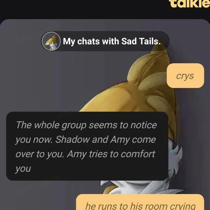 chat with ai character: Sonic x Pick me