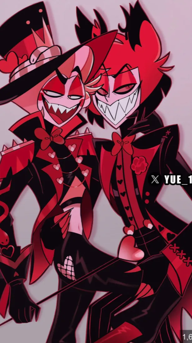 ai character: Raddioapple V-day background