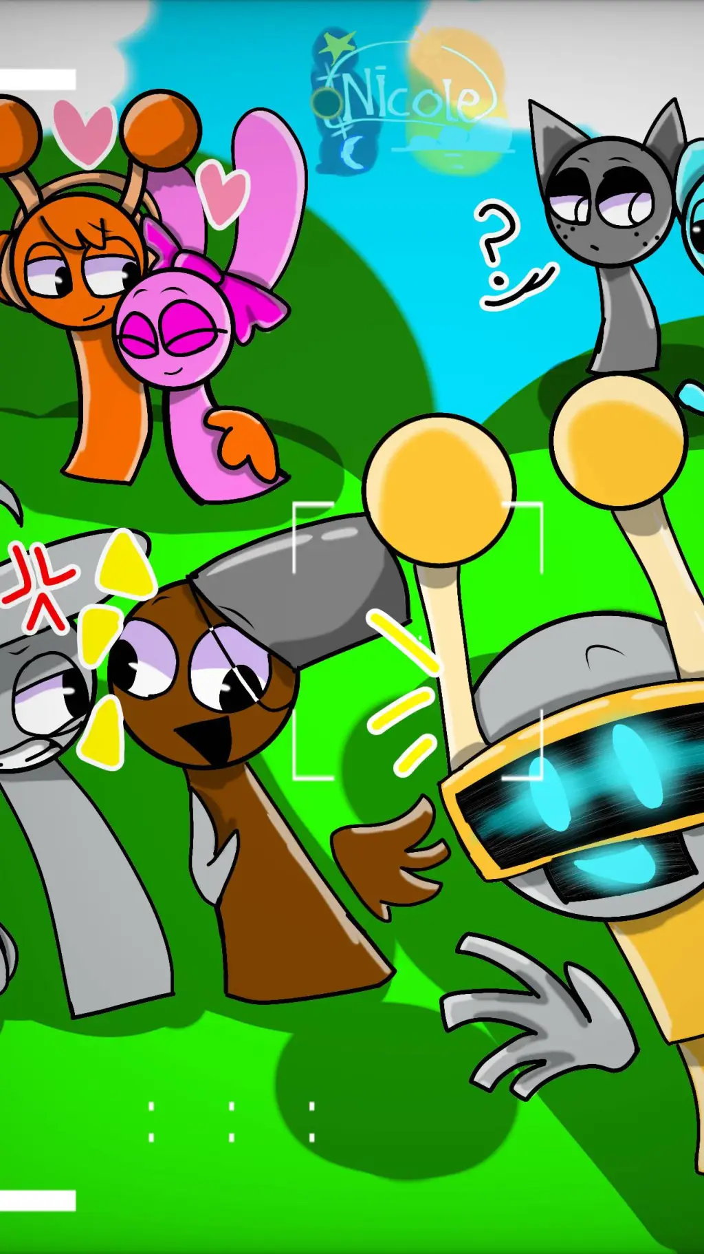 ai character: Sprunki!  background