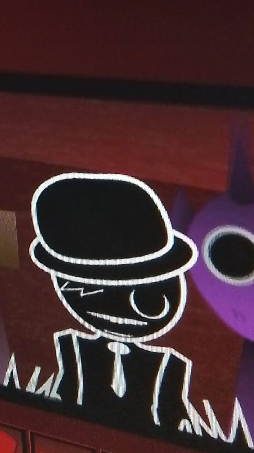 ai character: Black background