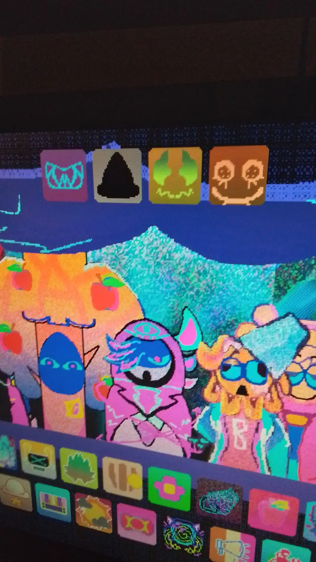 ai character: Sprunki but ??? background