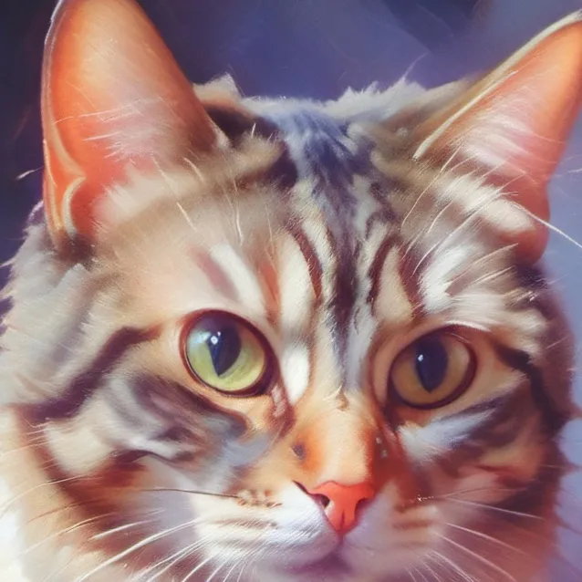 chat with ai character: A cat in a dress