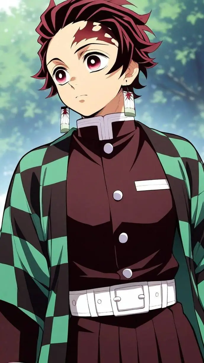 ai character: ~Tanjiro Kamado~ background