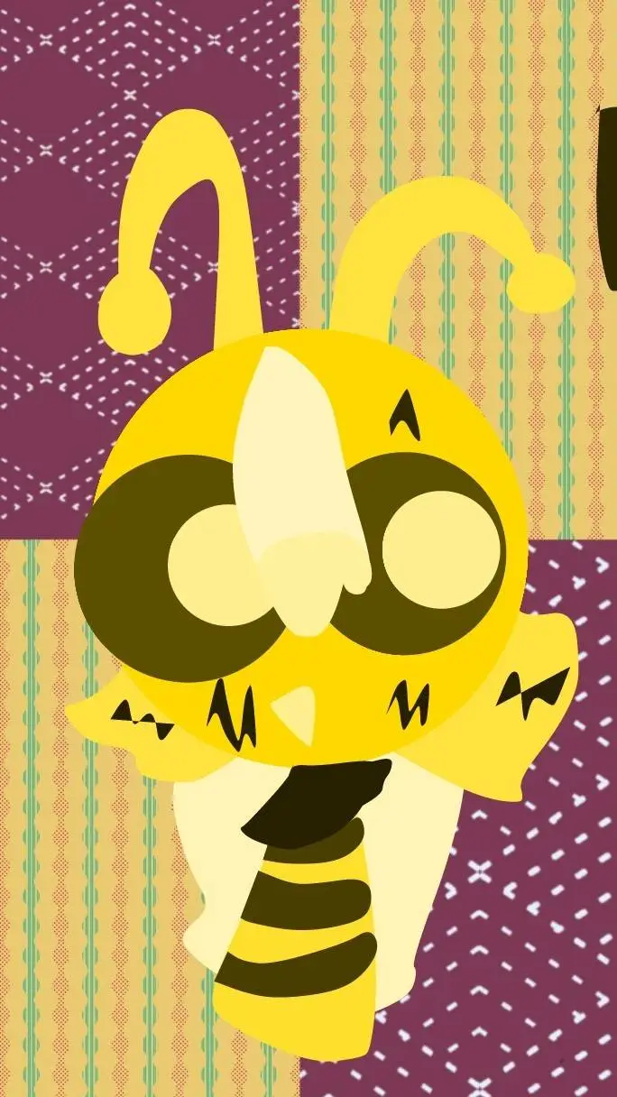 ai character: buzzy bee  background