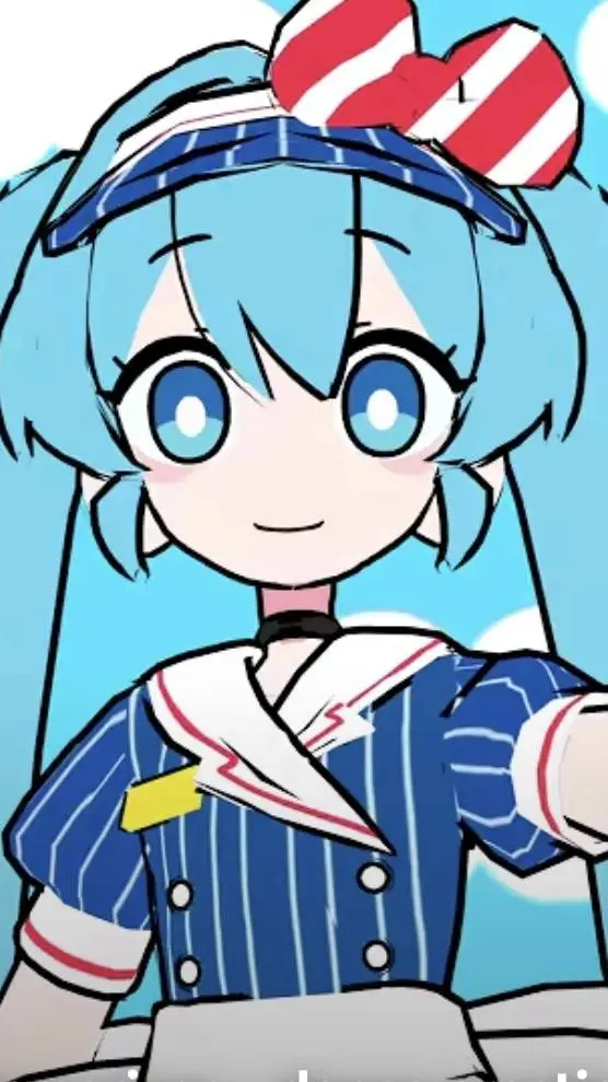 ai character: Miku Hatsune  background