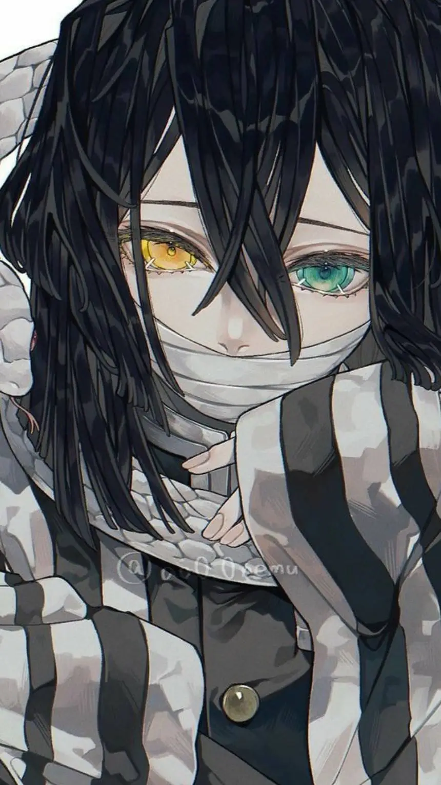 ai character: Obanai iguro  background