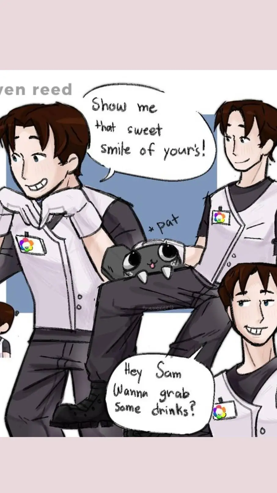 ai character: Devan reed  background