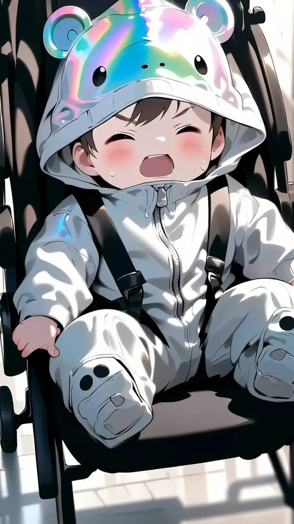 ai character: 🍼Bebé solo 🍼 background