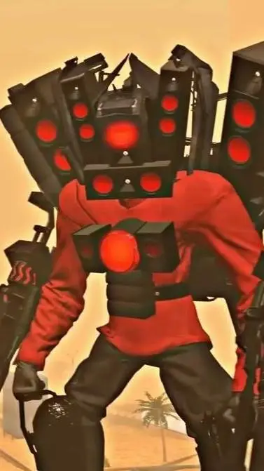 ai character: titan speaker Man  background