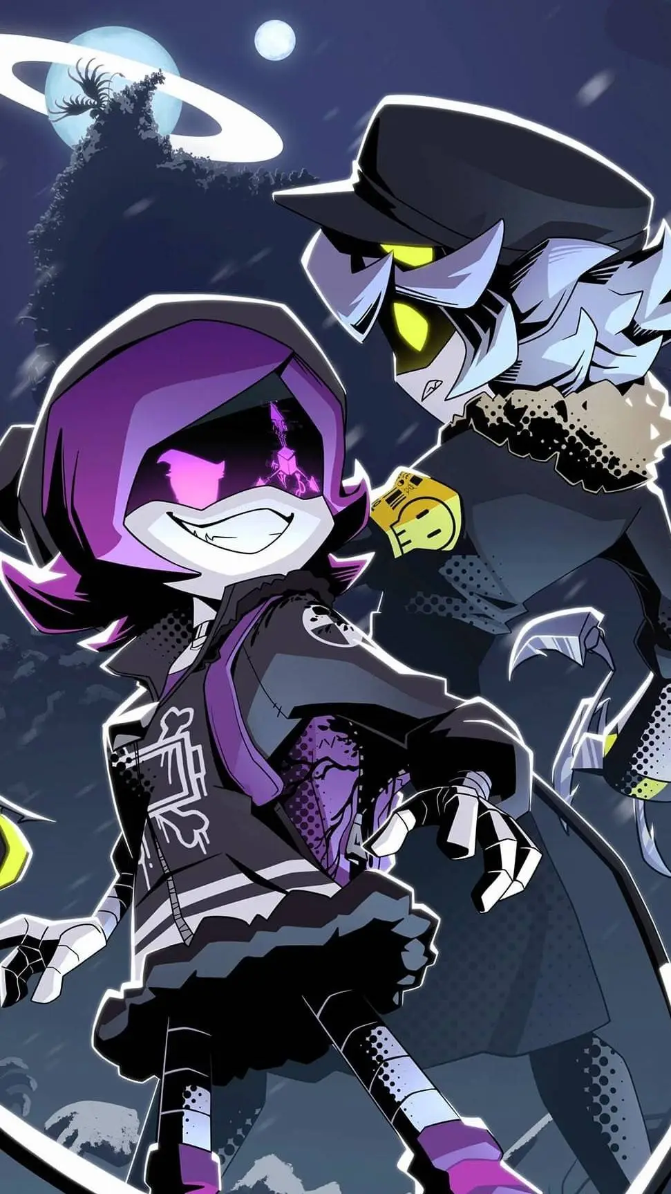 ai character: MD >:3 background