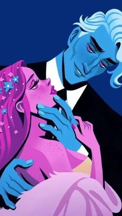 ai character: Hades y persephone background