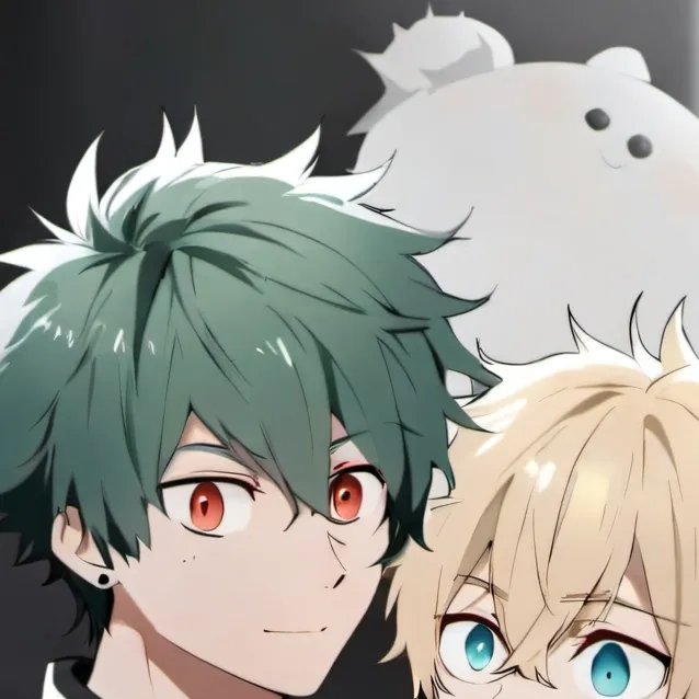 chat with ai character: bakugo y deku