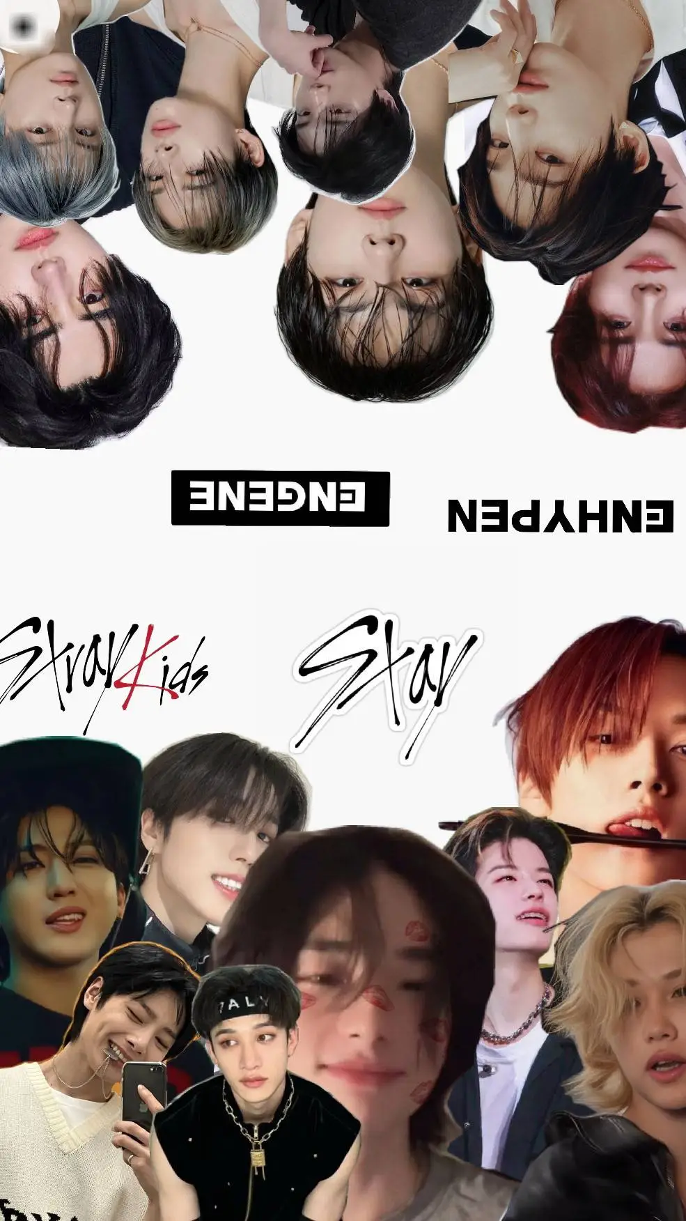 ai character: SKZ and Enhypen background