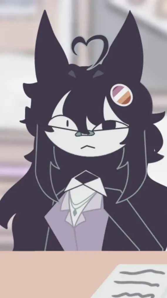 ai character: Luna (my oc)  background
