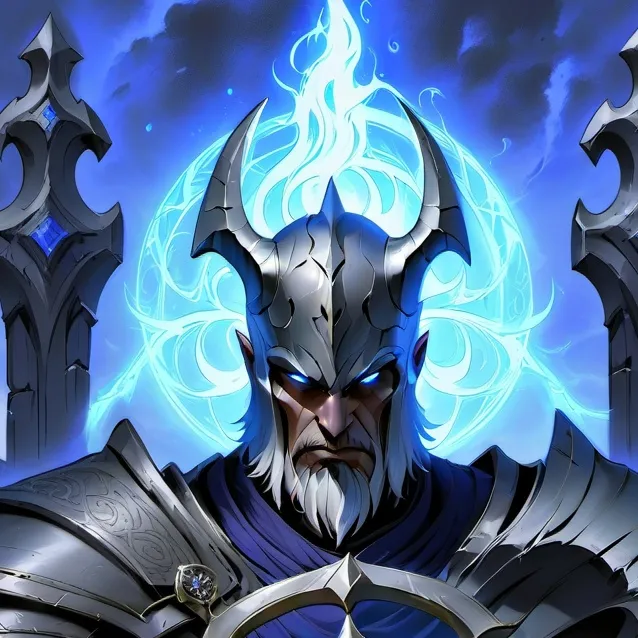 chat with ai character: blue demon