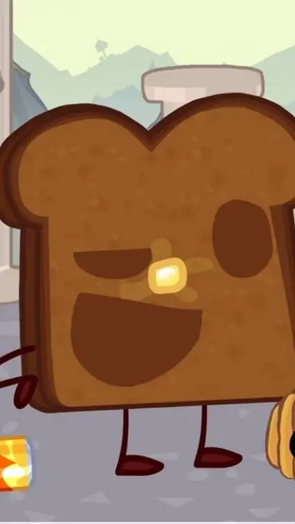 ai character: Toasty background