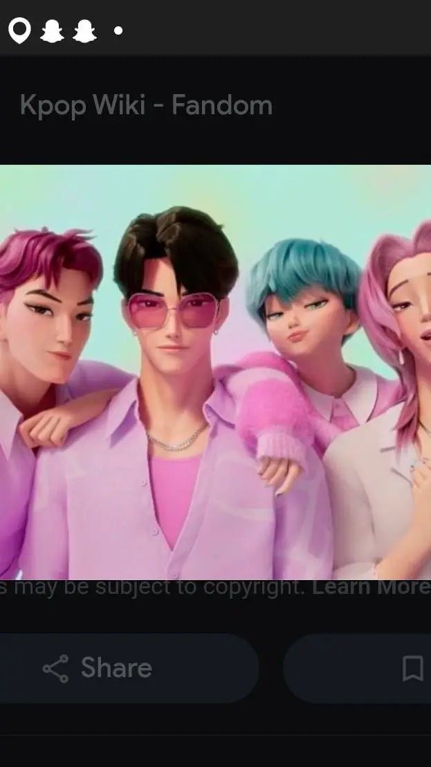 ai character: huntrix in mouth  background