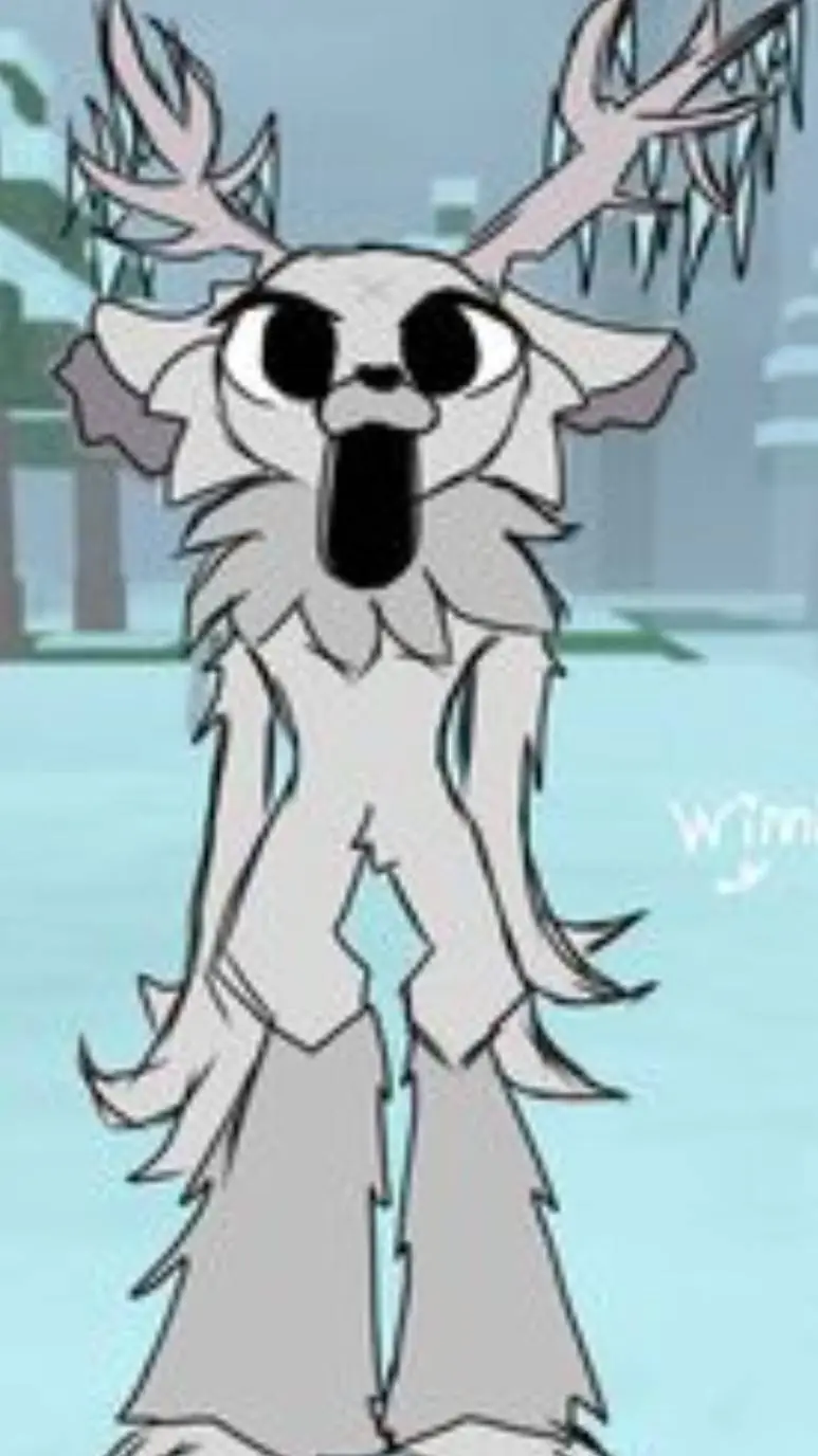 ai character: lenzy new snow  background