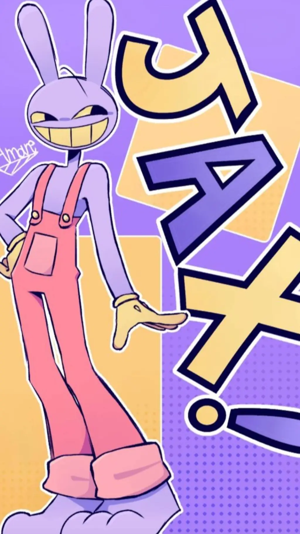 ai character: Jax :3 background