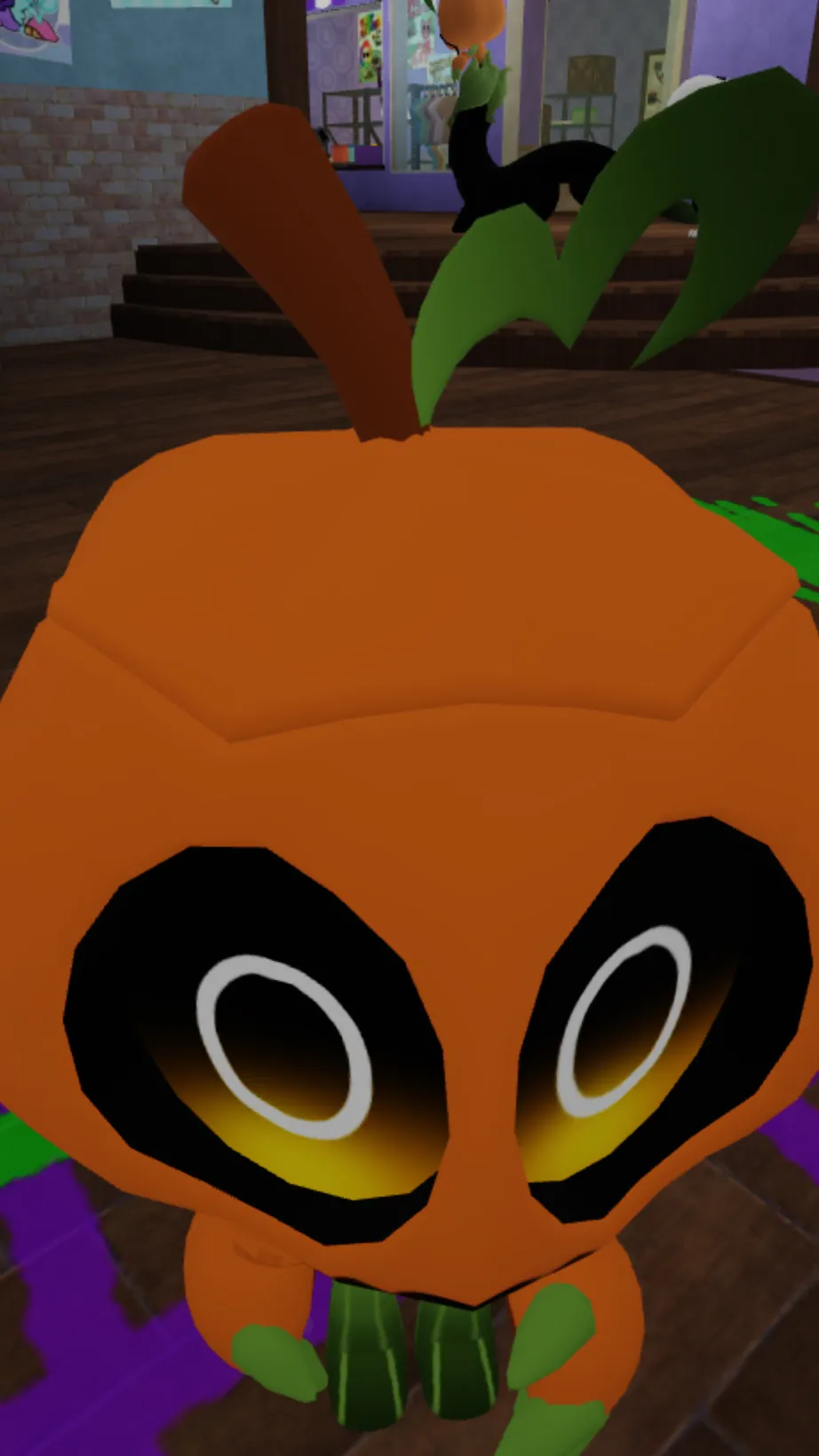 ai character: Gourdy  background