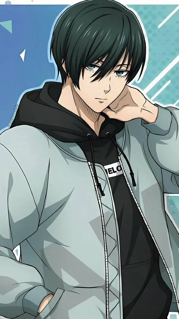 ai character: ITOSHI RIN•♡ background