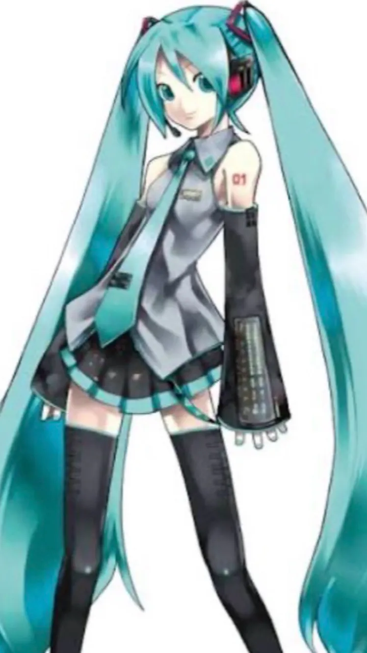 ai character: Hatsune Miku background